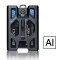GOVO Badge Holder/Wallet – Aluminm /Black